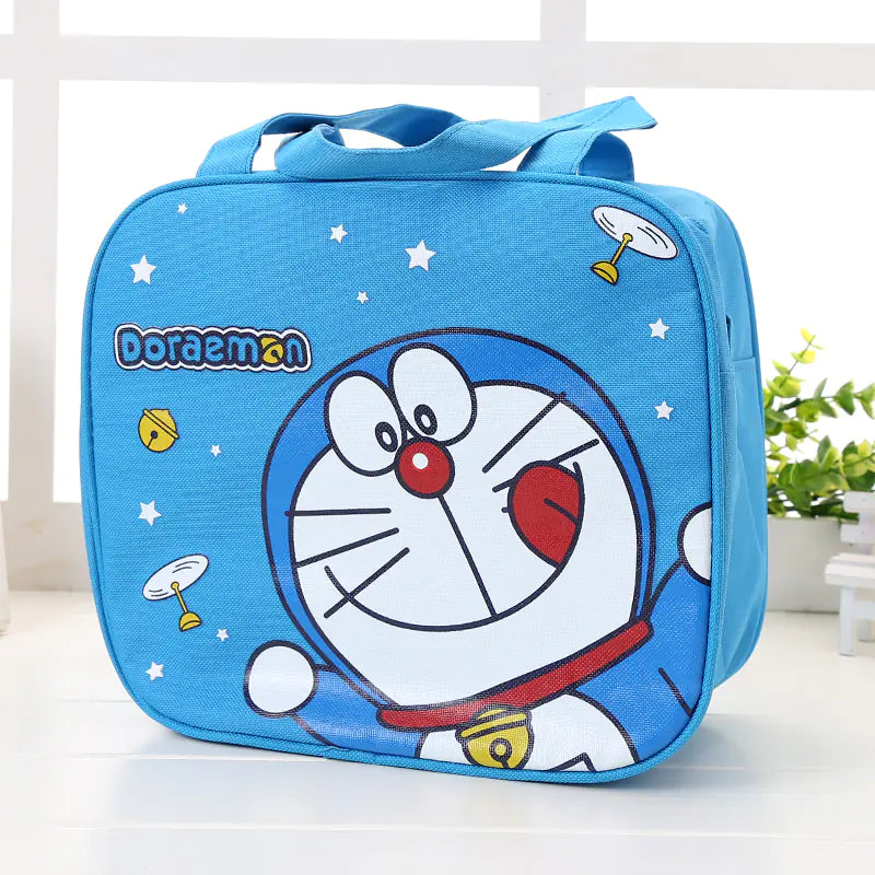 Doraemon Cartoon Insulated Lunch Bag for Students