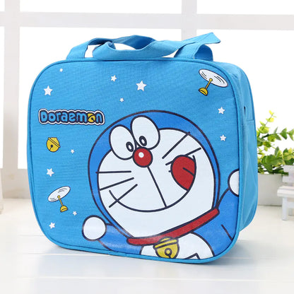 Doraemon Cartoon Insulated Lunch Bag for Students