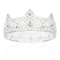 Silver King Crown – Crystal Baroque Crown for Men & Women | Halloween, Prom, Birthday